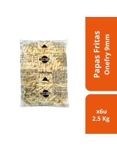 Papa Frita McCain Onefry 9mm (Caja 6x2.5,Kg)