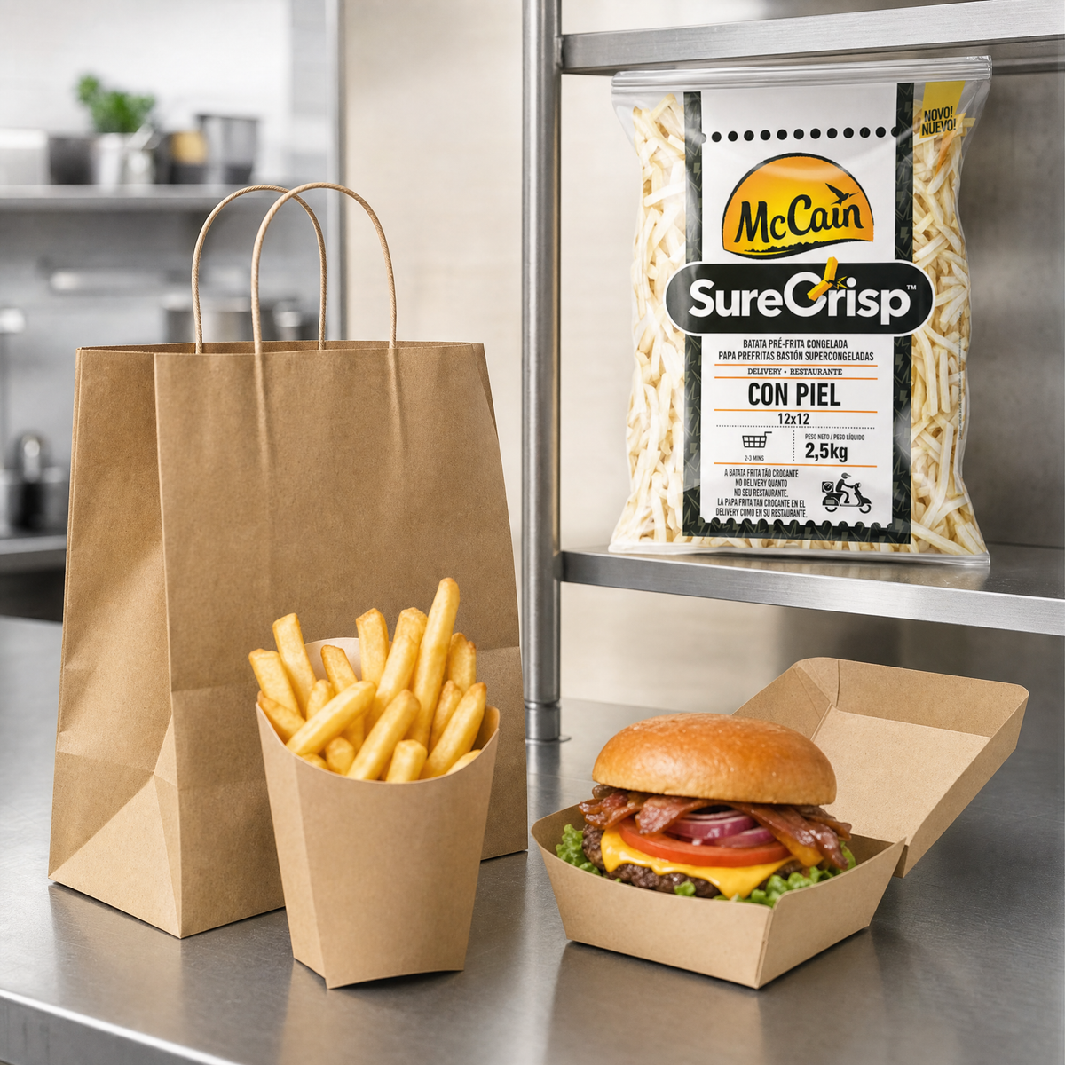 Papa Frita McCain SureCrisp 12mm (Caja 6x2,5kg)