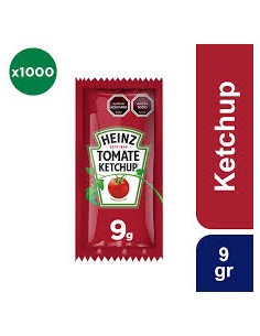 SACHET KETCHUP HEINZ 1000X9GR