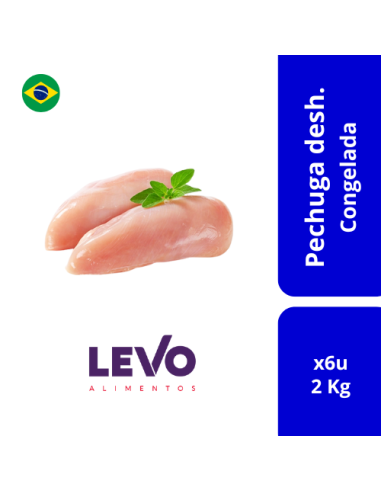 PECHUGA POLLO CONGELADA LEVO 6X2KG