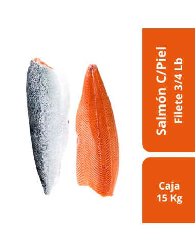 SALMON TRIM D C/PIEL | CAJA 15KG