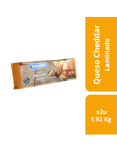 QUESO CHEDDAR TONADITA 2X1.92 KG