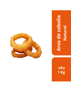 AROS DE CEBOLLA NATURAL 5X1KG