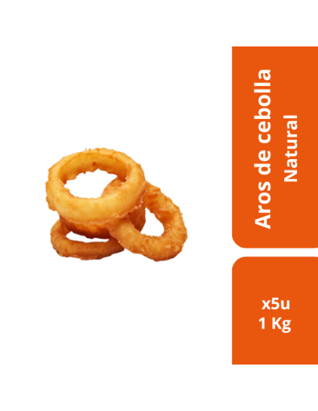 AROS DE CEBOLLA NATURAL 5X1KG