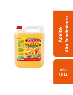 ACEITE ALTO RENDIMIENTO PARA FREIR 2x10LT