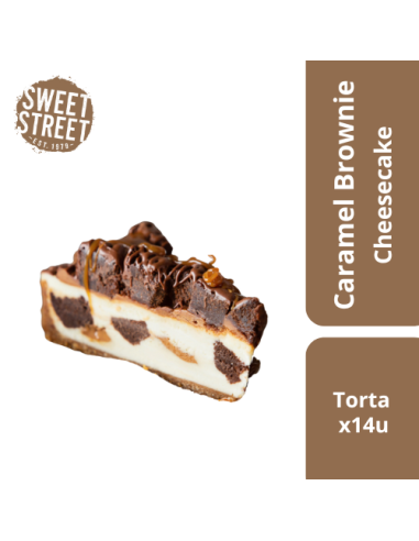 Caramel Brownie Bite Cheesecake