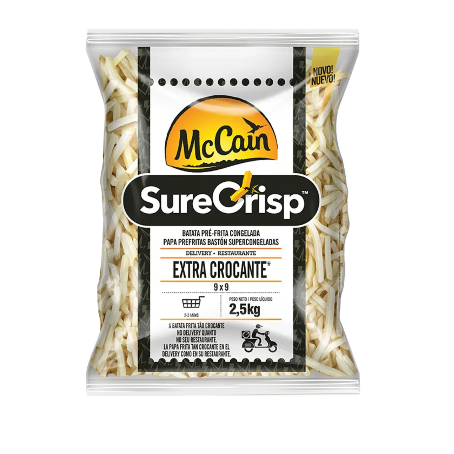 Papa Frita McCain SureCrisp 9mm (Caja 6x2,5Kg)