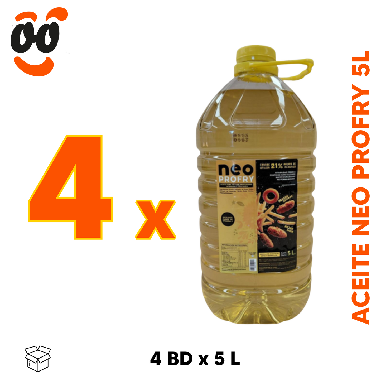Aceite NEO PROFRY (Caja 4x5L)