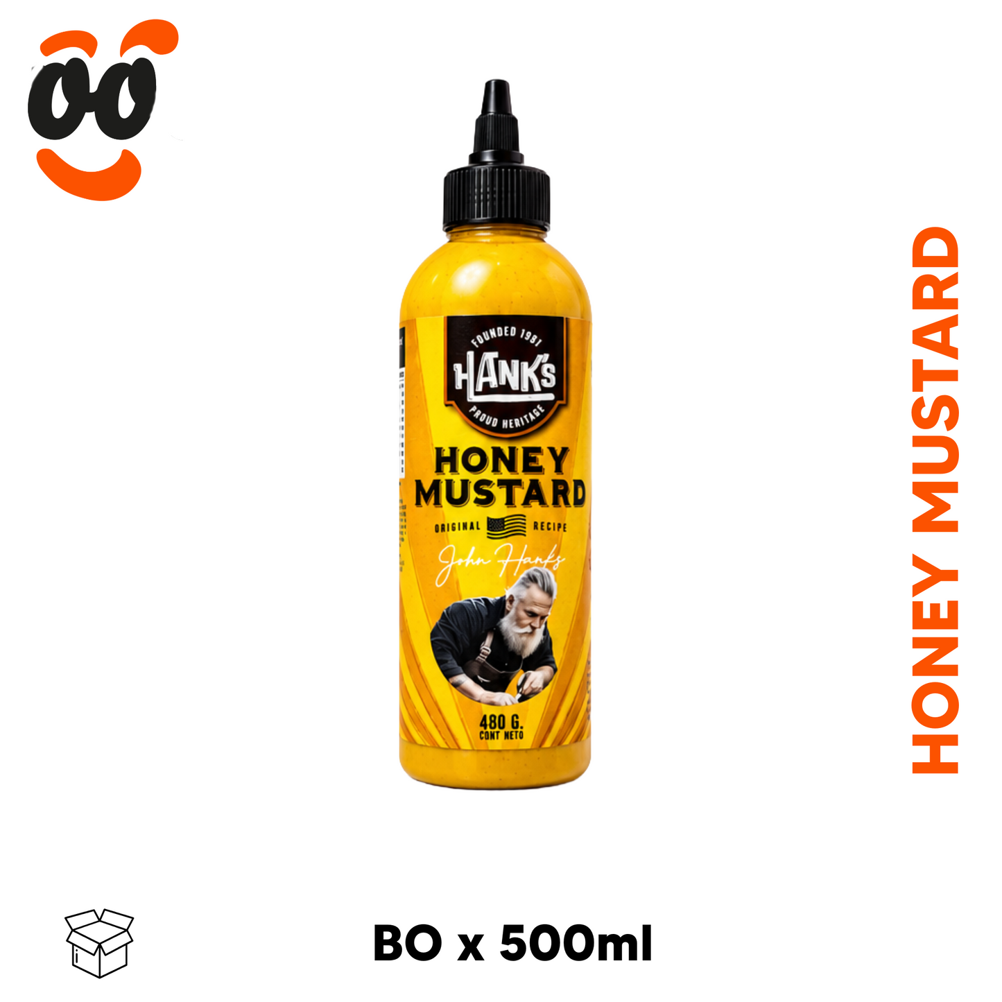 Hanks Honey Mustard (Botella 500ml)