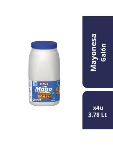 Mayonesa Real Mayo 4x3.79lt