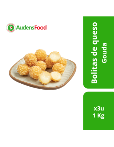 Gouda Cheese Bites Audens 3x1kg