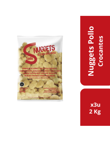 Nugget Crocante SADIA 2x3kg