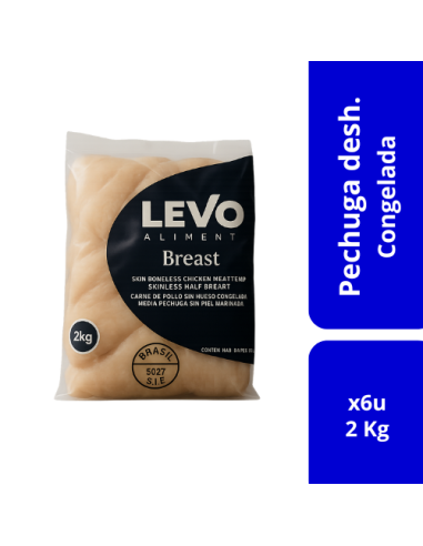 Pechuga Pollo Congelada Levo 6x2kg