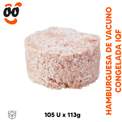 Hamburguesa de Vacuno Smash 105U x 113g