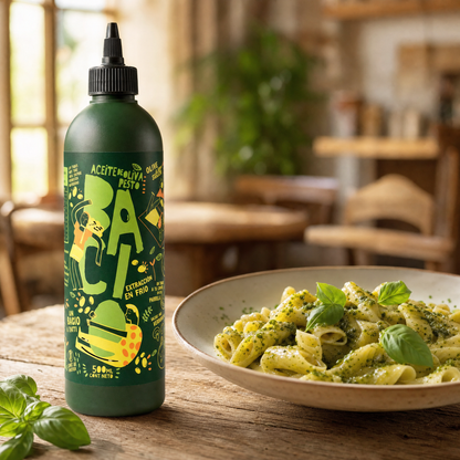 Aceite de Oliva Pesto Bacio (Botella 500ml)