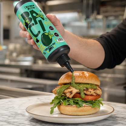 Cremoso Aceto Pesto Bacio (Botella 500ml)