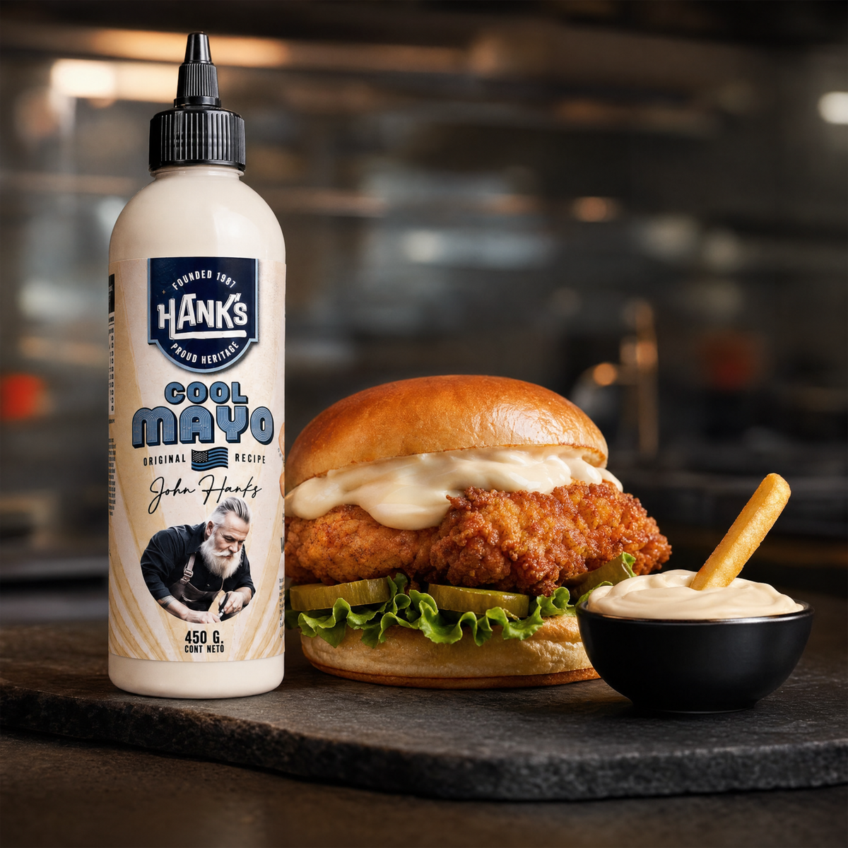Hanks Cool Mayo (Botella 500ml)