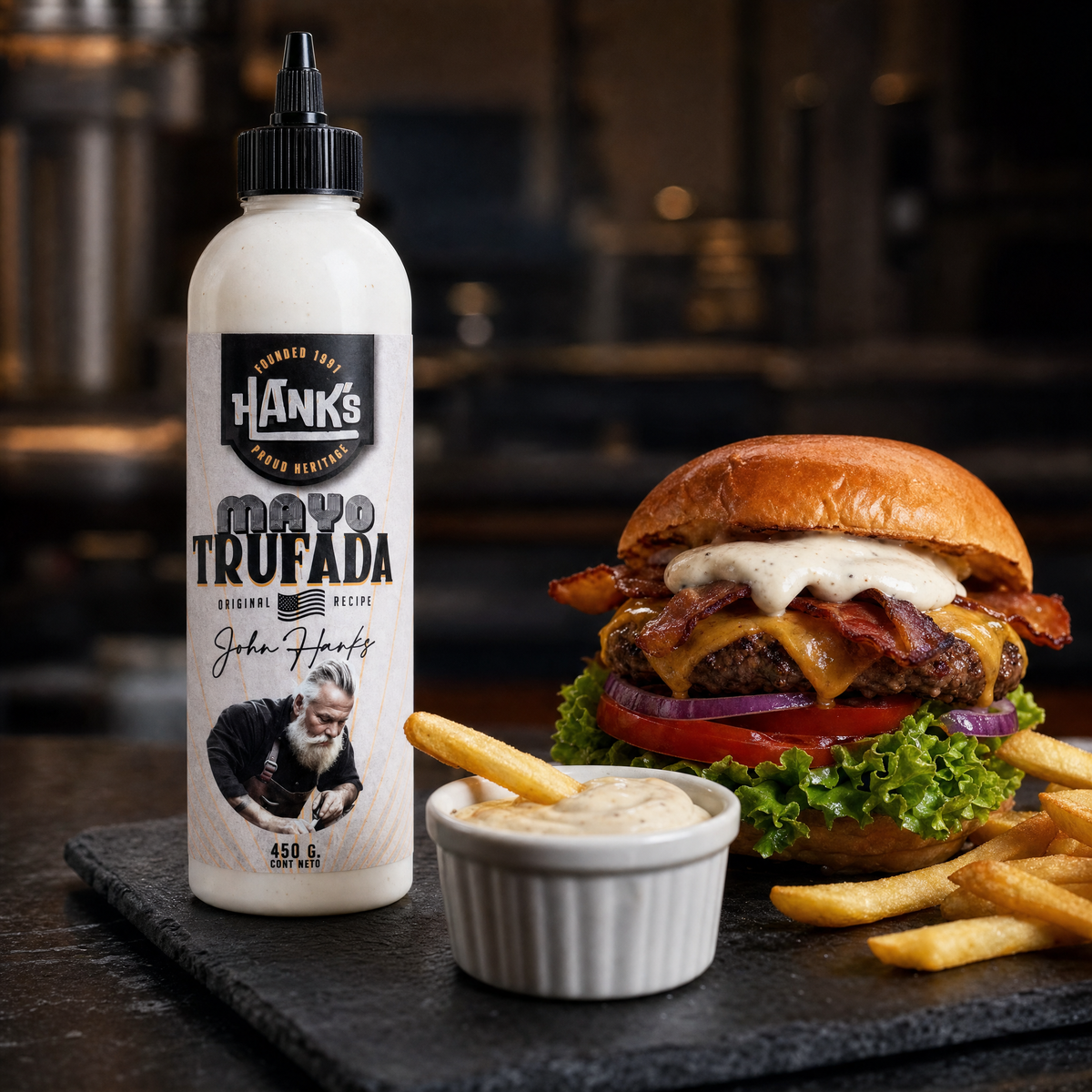 Hanks Mayo Trufada (Botella 500ml)