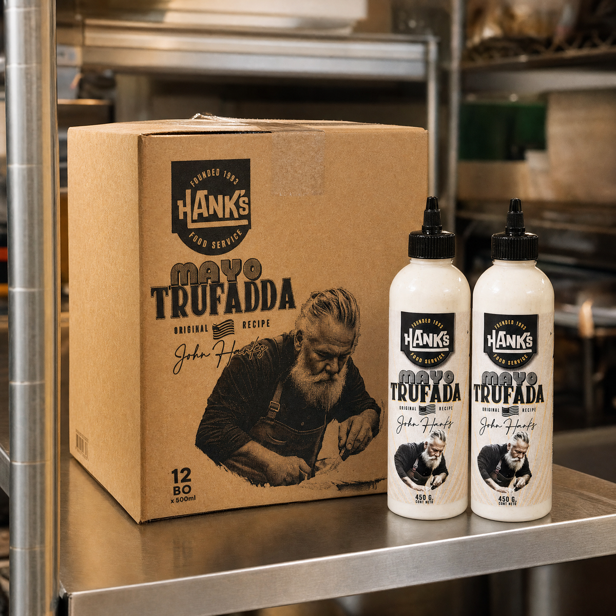 Hanks Mayo Trufada (Caja 12x500ml)