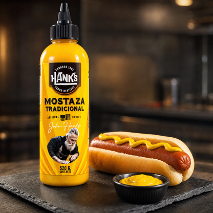 Hanks Mostaza Tradicional (Botella 500ml)