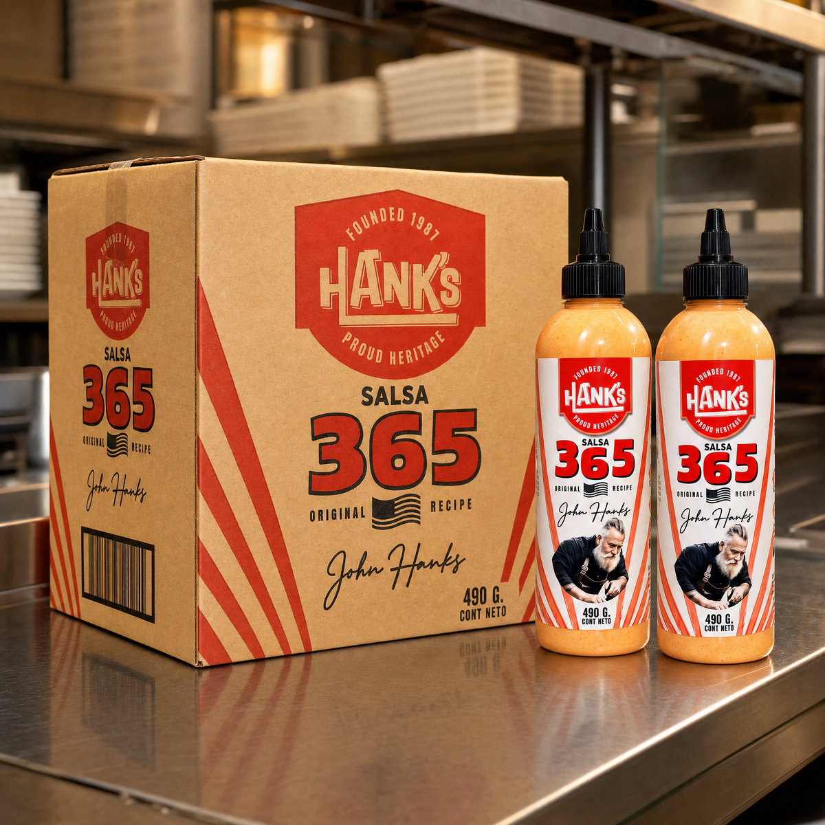 Hanks Salsa 365 (Caja 12x500ml)