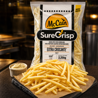 Papa Frita McCain SureCrisp 7mm (Caja 8x2,25kg)