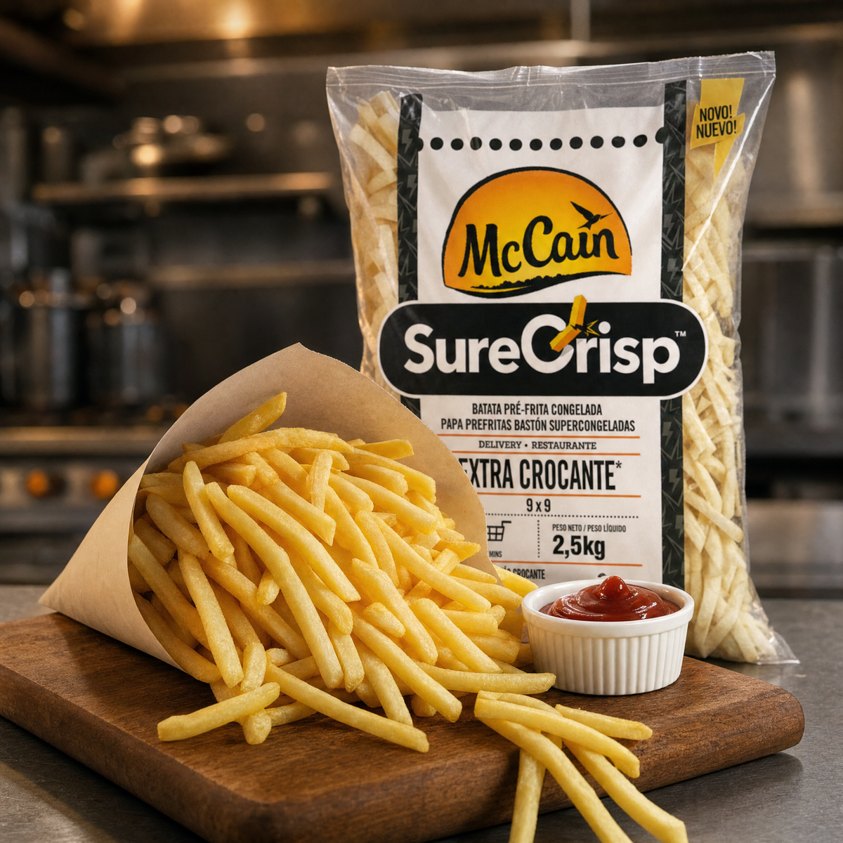 Papa Frita McCain SureCrisp 9mm (Caja 6x2,5kg)