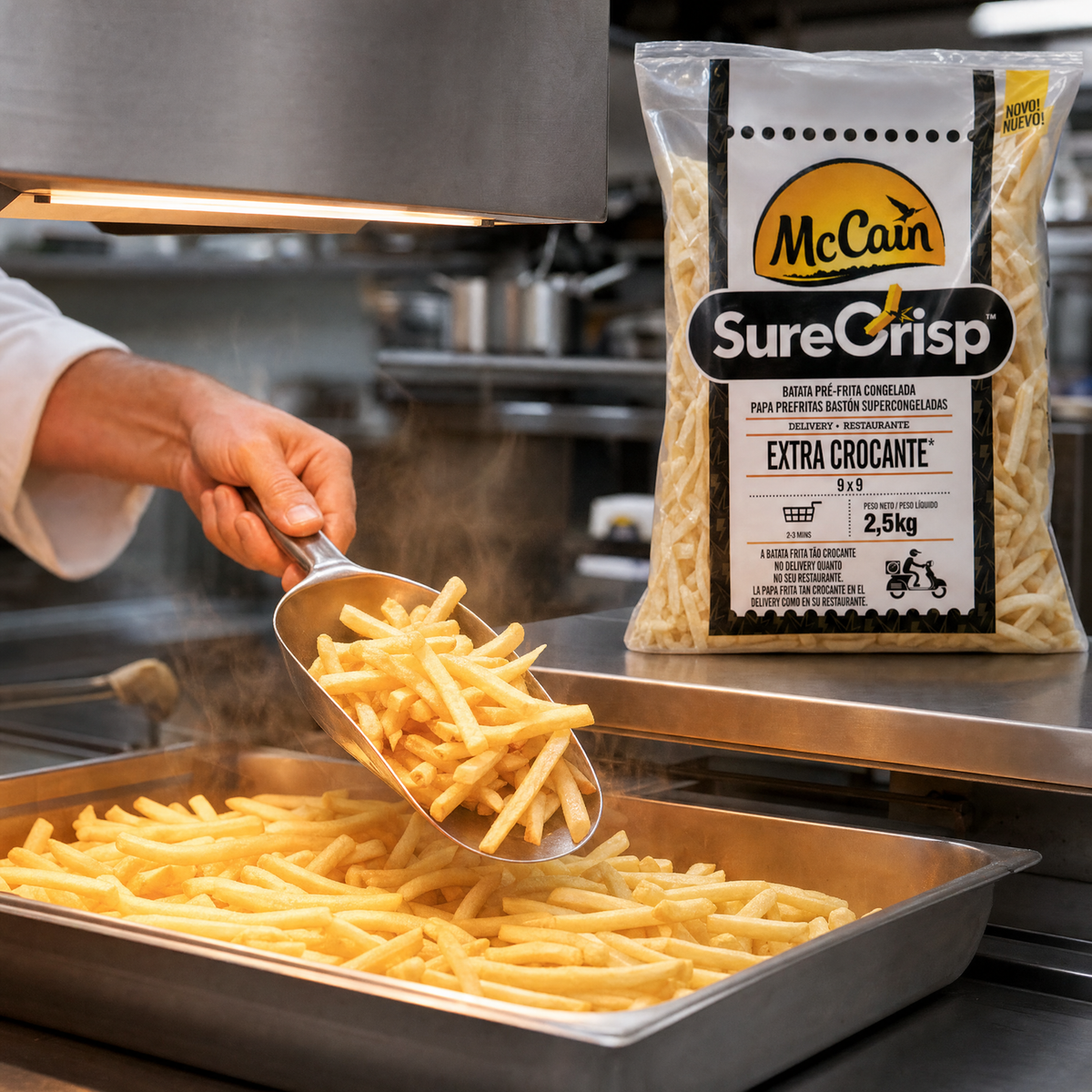 Papa Frita McCain SureCrisp 9mm (Caja 6x2,5kg)